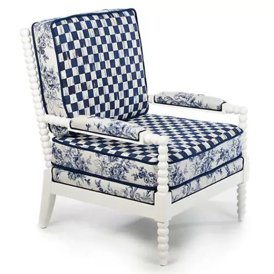 Indigo Villa Outdoor Chair-MacKenzie-Childs Outlet