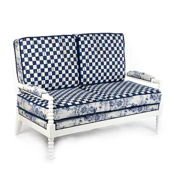 Indigo Villa Outdoor Loveseat-MacKenzie-Childs New