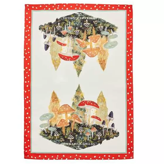 Mushroom Dish Towel-MacKenzie-Childs Clearance