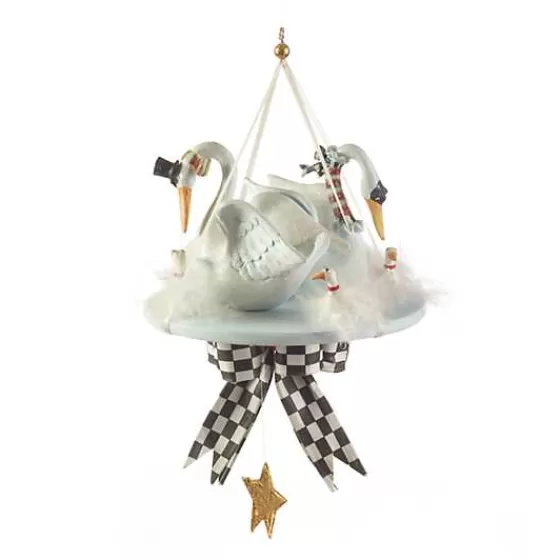 Patience Brewster 12 Days 7 Swans a-Swimming Ornament-MacKenzie-Childs Best Sale