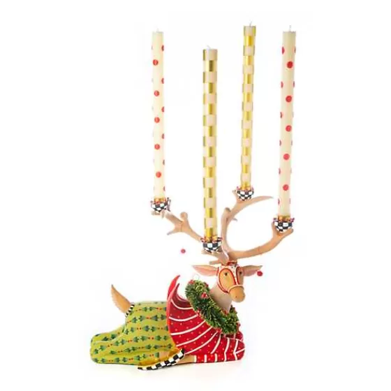 Patience Brewster Dash Away Sitting Prancer Reindeer Candelabra-MacKenzie-Childs Cheap