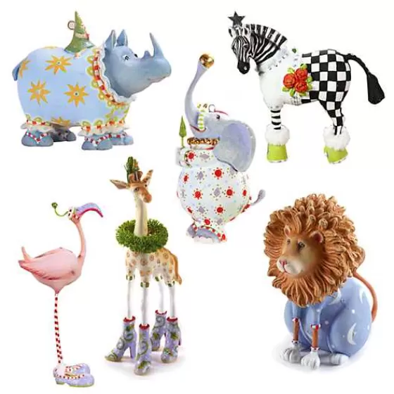 Patience Brewster Jambo Mini Ornament Set-MacKenzie-Childs Outlet