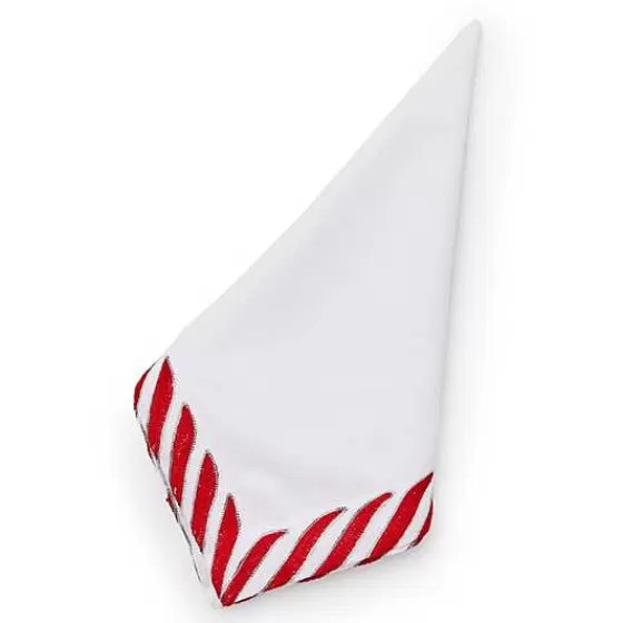 Peppermint White Napkin-MacKenzie-Childs Store