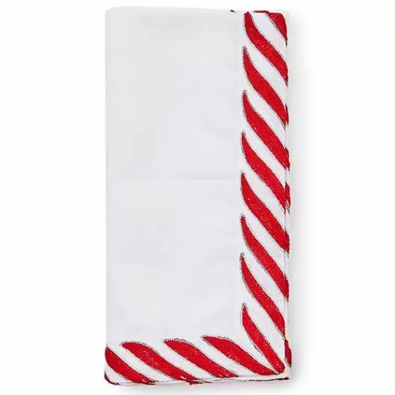 Peppermint White Napkin-MacKenzie-Childs Store