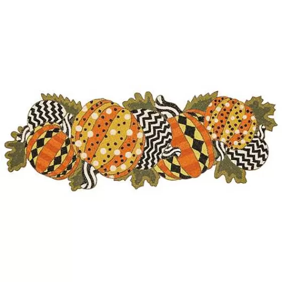 Polka Pumpkin Beaded Table Runner-MacKenzie-Childs Shop