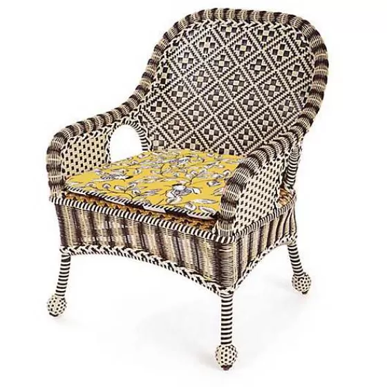 Queen Bee Courtyard Outdoor Accent Chair-MacKenzie-Childs Best Sale