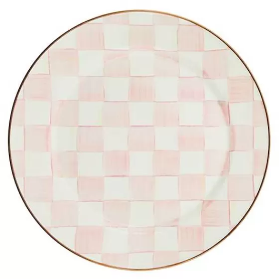 Rosy Check Charger/Plate-MacKenzie-Childs New