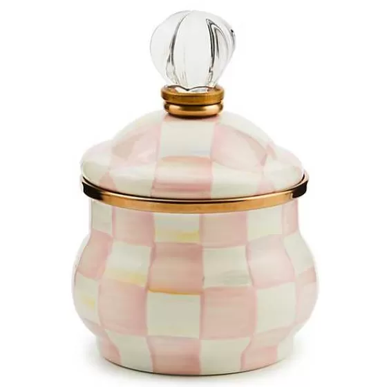 Rosy Check Lidded Sugar Bowl-MacKenzie-Childs Online