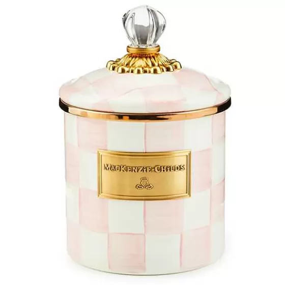 Rosy Check Small Canister-MacKenzie-Childs Shop