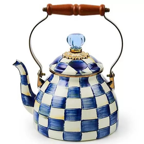 Royal Check 2 Quart Tea Kettle-MacKenzie-Childs Store