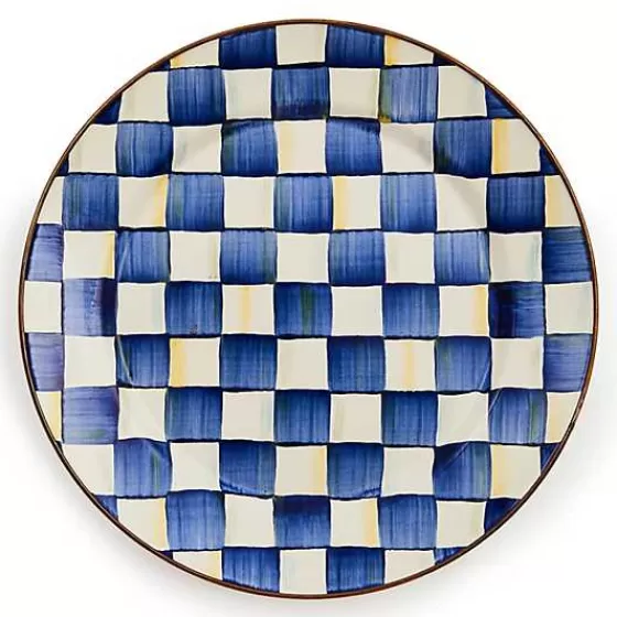 Royal Check Charger/Plate-MacKenzie-Childs Cheap