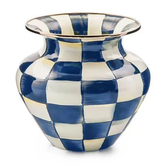 Royal Check Enamel Large Vase-MacKenzie-Childs Discount