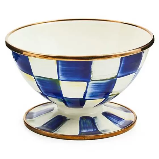 Royal Check Ice Cream Dish-MacKenzie-Childs Cheap