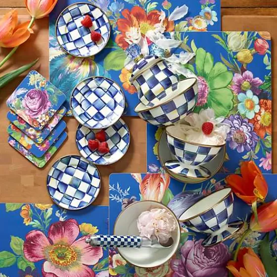 Royal Check Ice Cream Dish-MacKenzie-Childs Cheap