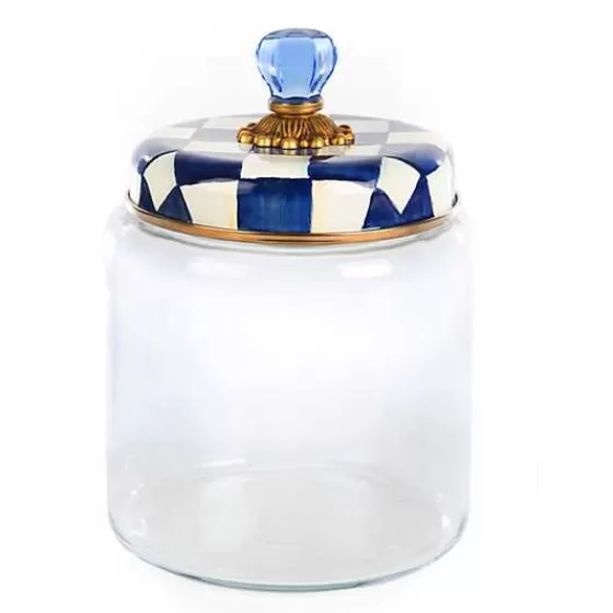 Royal Check Large Kitchen Canister-MacKenzie-Childs Cheap