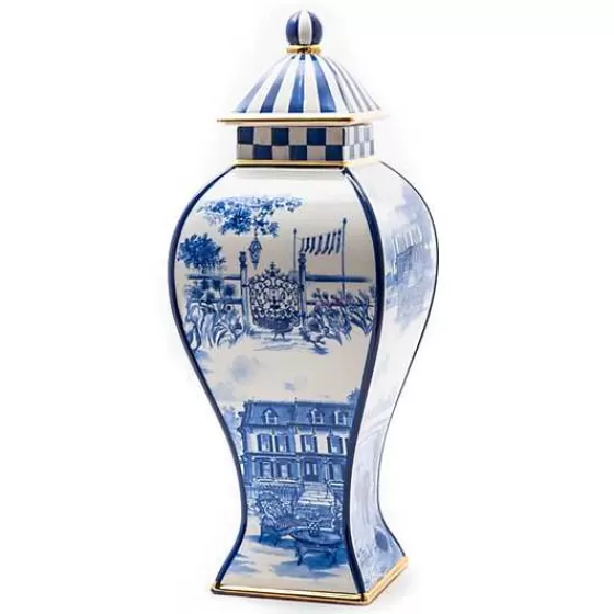 Royal Toile Large Ginger Jar-MacKenzie-Childs Flash Sale