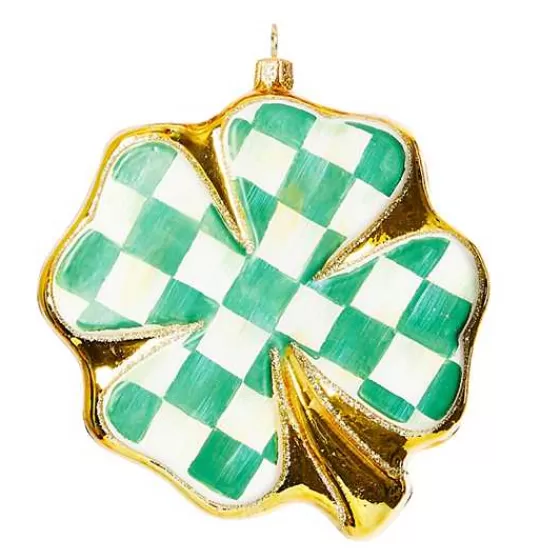 Shamrock Glass Ornament-MacKenzie-Childs New