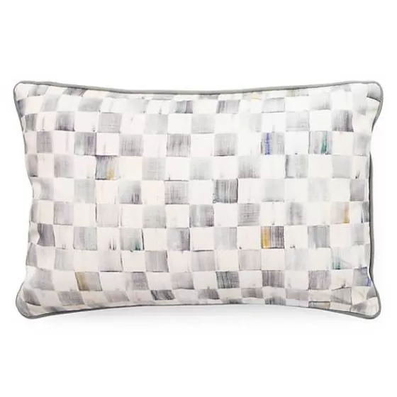 Sterling Check Lumbar Pillow-MacKenzie-Childs Sale