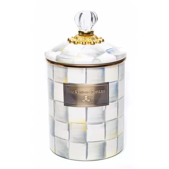 Sterling Check Medium Canister-MacKenzie-Childs Online