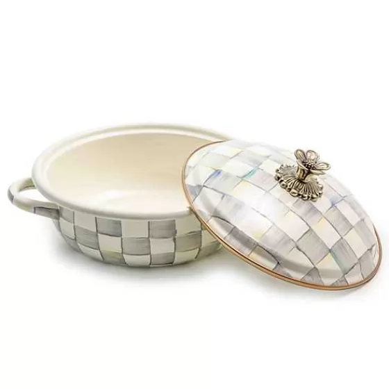 Sterling Check Medium Casserbole-MacKenzie-Childs Shop