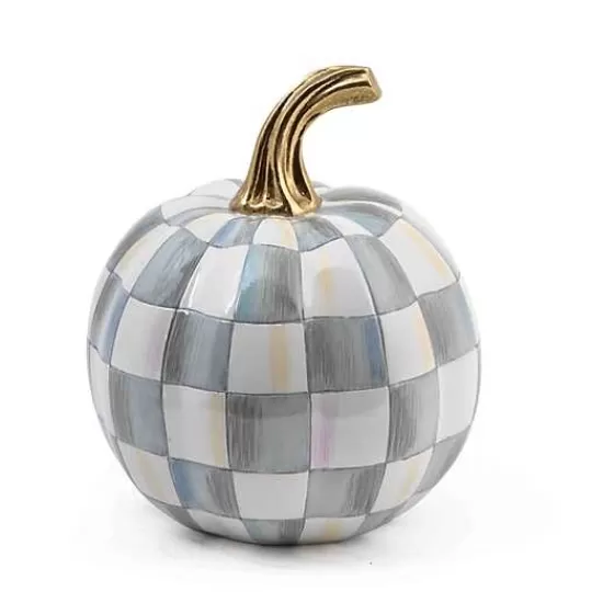 Sterling Check Mini Pumpkin-MacKenzie-Childs Online