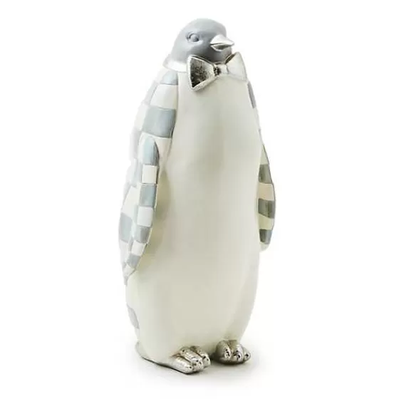 Sterling Check Penguin Figurine-MacKenzie-Childs Store