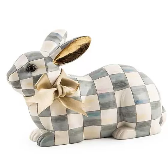 Sterling Check Resting Bunny-MacKenzie-Childs Cheap