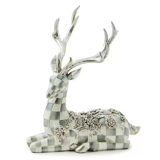 Sterling Check Resting Silver Garland Deer-MacKenzie-Childs Cheap