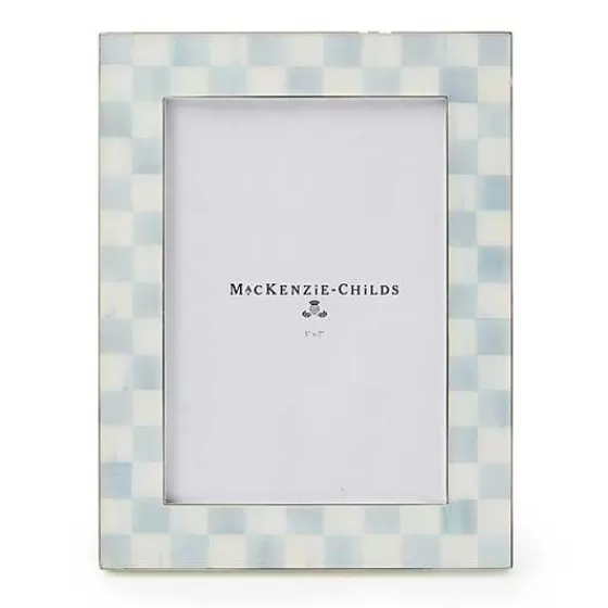 Sterling Check Silver Plated 5x7 Frame-MacKenzie-Childs Discount