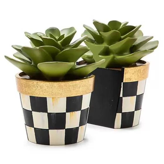 Succulent Bookends-MacKenzie-Childs Sale