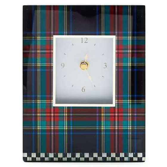 Tartan Black Carriage Clock-MacKenzie-Childs Best