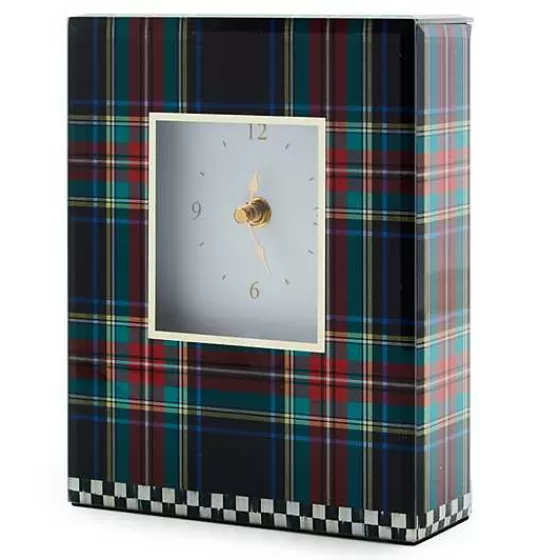 Tartan Black Carriage Clock-MacKenzie-Childs Best