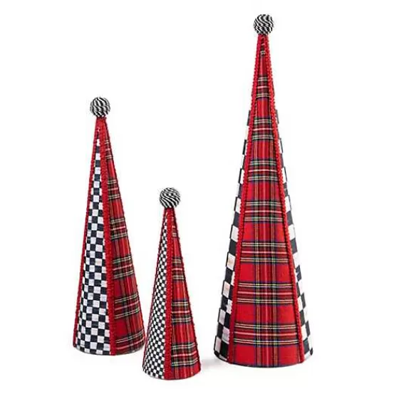 Tartastic Cone Trees, Set of 3-MacKenzie-Childs Outlet