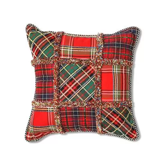 Tartastic Patch Throw Pillow-MacKenzie-Childs Fashion
