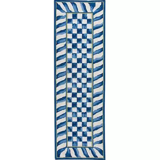 Truly Royal Check 2'6 x 8' Runner-MacKenzie-Childs Flash Sale