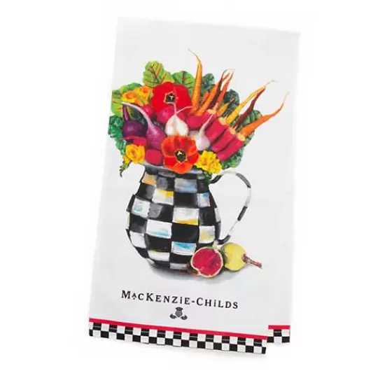 Vegetable Bouquet Dish Towel-MacKenzie-Childs Store