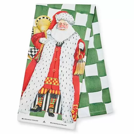 Westminster Santa Dish Towel-MacKenzie-Childs Fashion