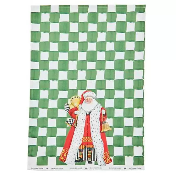 Westminster Santa Dish Towel-MacKenzie-Childs Fashion