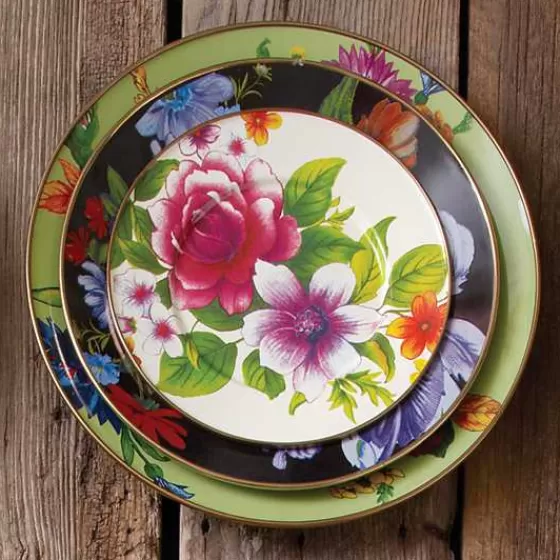 White Flower Market Salad/Dessert Plate-MacKenzie-Childs Flash Sale