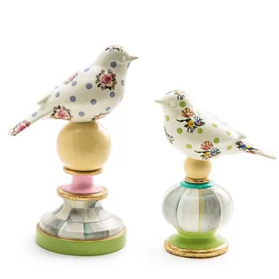 Wildflowers Bird Topiaries - Set of 2-MacKenzie-Childs Online