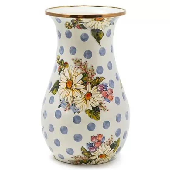 Wildflowers Blue Tall Vase-MacKenzie-Childs Hot